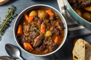 Andalusian Beef Stew with Pedro Ximénez and Saffron